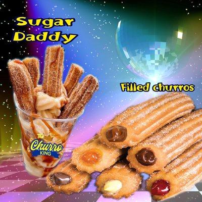 Sugar daddy & filled churros