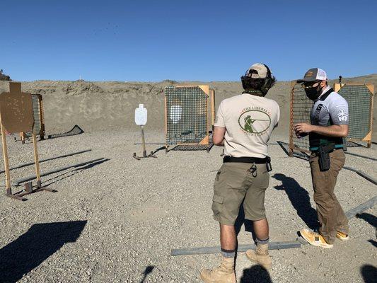 USPSA Training with Reilly Bodycomb of Guidance Steel.