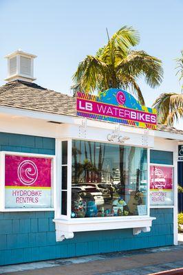 long beach waterbikes storefront