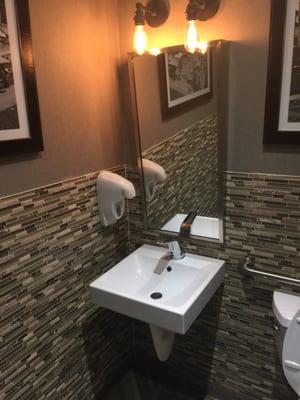 I know. It's the men's room. But the place is immaculate and beautiful. Show me a better healthy-fast food option. You can't!