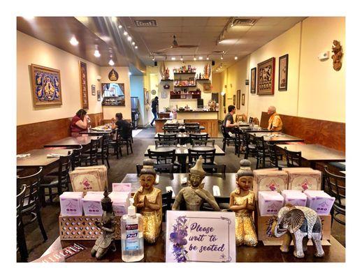 Inside Thai Pavilion. 251 E.Lincoln Hwy DeKalb IL .  Great  Thai Cuisine Place. Amazing Food!  Nice Clean Quite.Great Service.Cool!