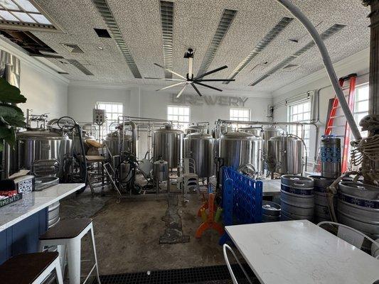 Brewing area