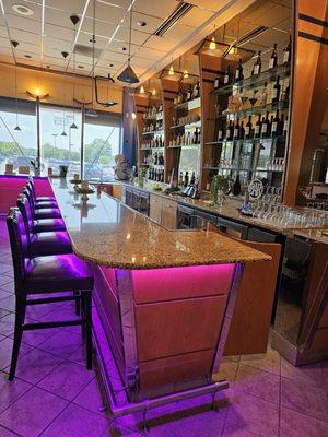 Wine Bar... Buy a bottle of wine and  enjoy it at our bar.