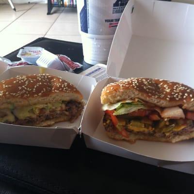 Texas Whopper (right) wins against the Carolina Whopper.