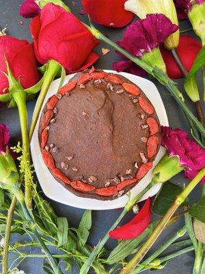 Avocado Cacao Pie + Salted Peanut Crust. Only at the Pantry Wellness Market. Spring Sale until May 2021. Order yours now!