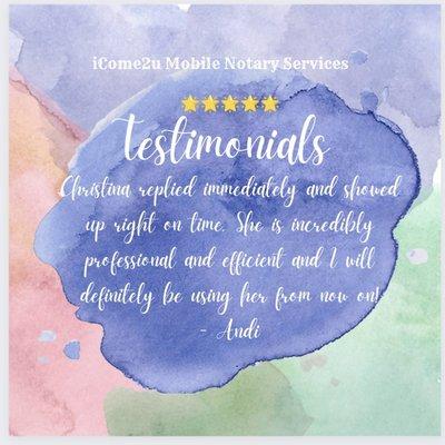 5 Star  Testimonials