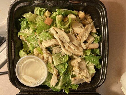 Salad with chicken