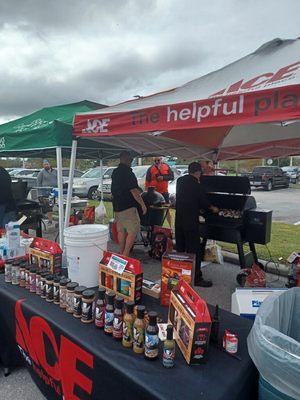 ThanksGrilling BBQ demo @ Vision Ace Hardware Oldsmar!