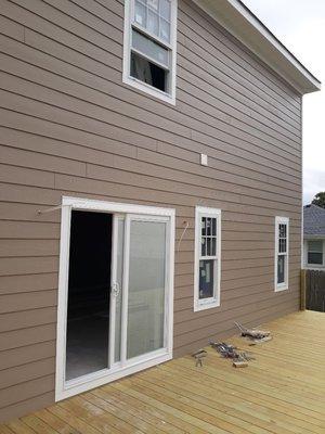 Painted cement board and painted vinyl is a recipe to make sure your home lasts as if it were brick or stone.