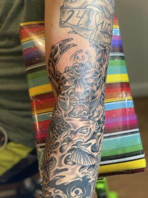 Japanese style western zodiac sleeve