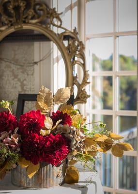 Local blooms for a styled shoot.