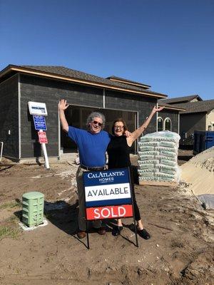 Another happy couple building a new home.