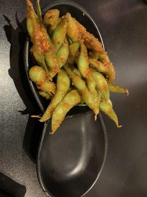 4. Spicy Edamame