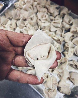 Pork or Vegan Buddha Delight Wontons!!