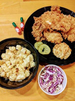 Fried chicken dinner