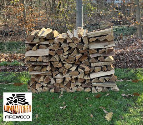 1/6 Cord Firewood Delivery--Neatly Stacked with no Delivery Fee