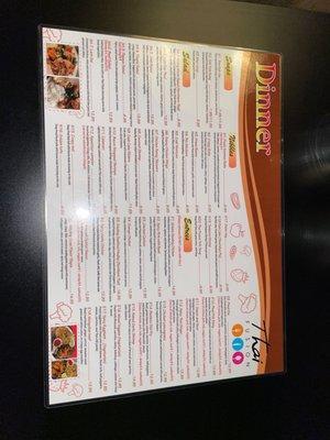 Second part of menu