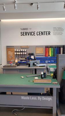 Repair and redesign service center