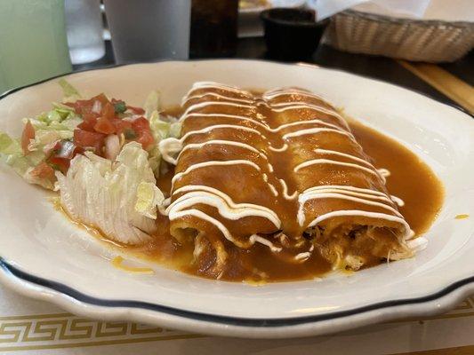 Chicken enchiladas