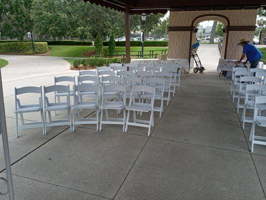 White Resin Chairs