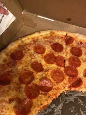 Pepperoni pizza