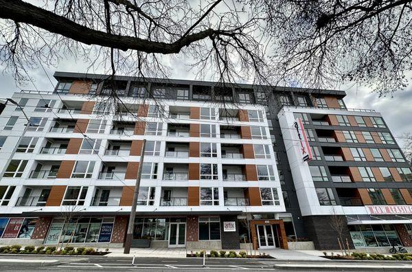 Building exterior from Queen Anne Avenue