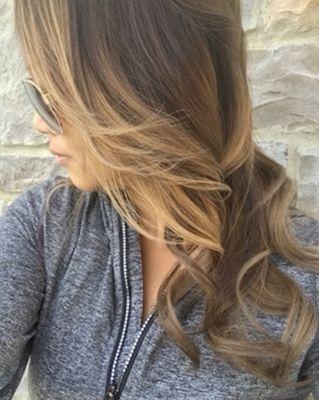 Brown balayage