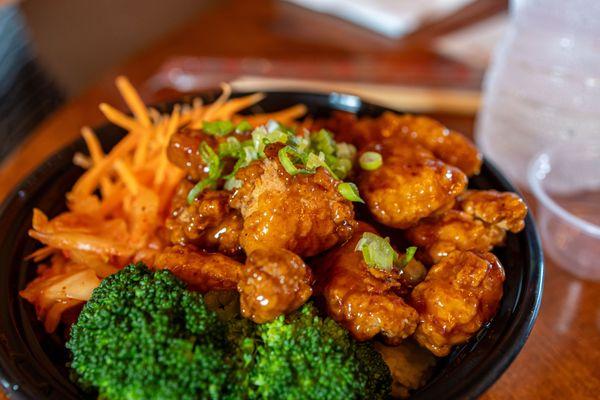 "Korean BBQ" Orange Chicken ($15)