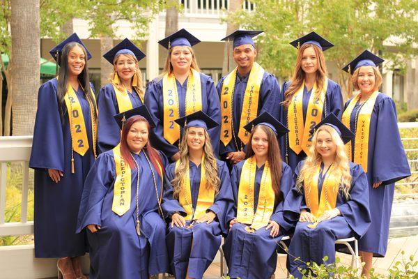 Valedictorians from the class of 2022. PMCI has high achieving students.