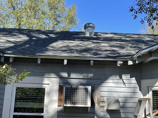 Finished GAF Timberline HDZ shingles installed in Folsom,La