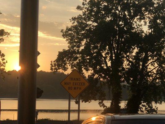 Sunset on the Hudson at Pico de Gallo