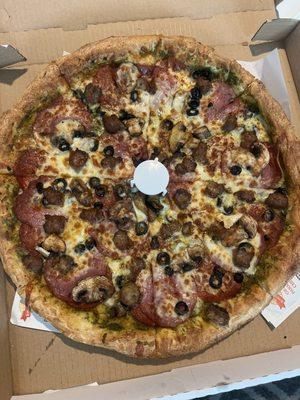 Palermo Special Pizza via uber eats