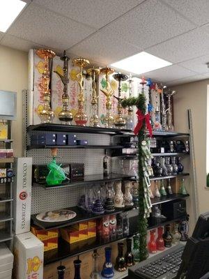 Whole variety of hookahs