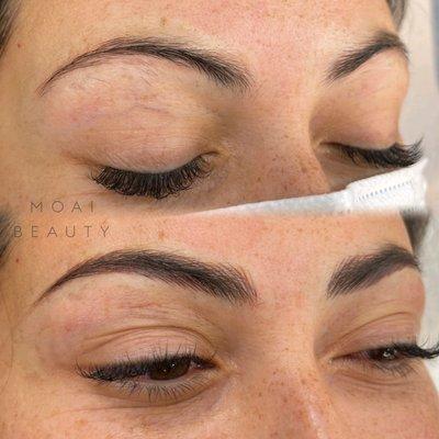 Microblading is NOT for you if your original brow hairs are thick and dark. Find out which technique best fits you with a free consult!