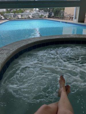 Beautiful indoor outdoor Spa area