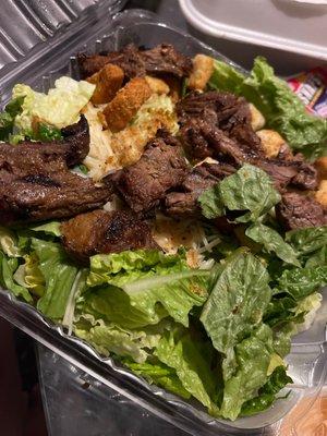 Steak tip salad