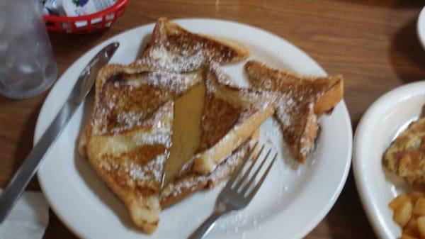 Full order of French Toast 2.99, very light and tasty,  oil free