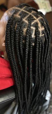 Knotless Braids ($185) Hair Included