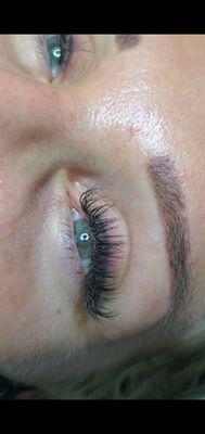 Mink eyelash extensions