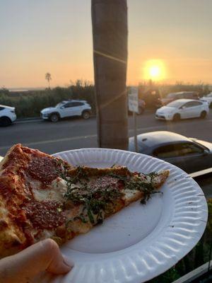 Pizza with a view!