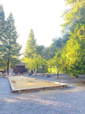 Bocce court