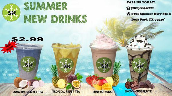 New Drinks, new ways to cool down!
New recipe Snow House Milk Tea on sale from 06/14 to 06/24. 
Tag a friend who own you #bubbletea