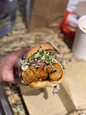 Fried chicken sandwich - medium