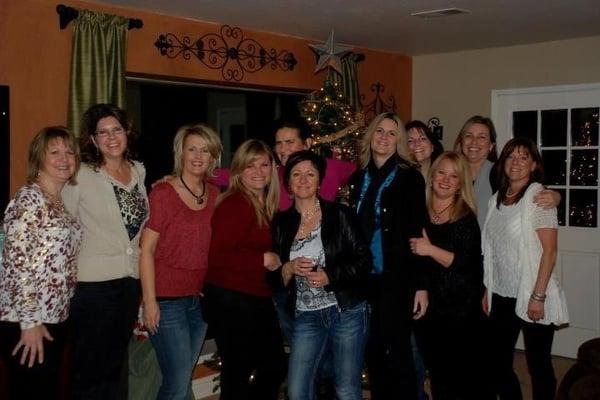 Some of our great girls at panache! Missing a few... Christmas 2012