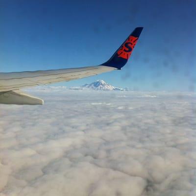 Plane over Seattle