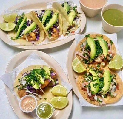 Tacos y Tostadas de Mariscos