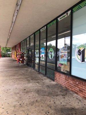 Aged store front but don't let it fool you! Inside it's well organized and fully stocked.