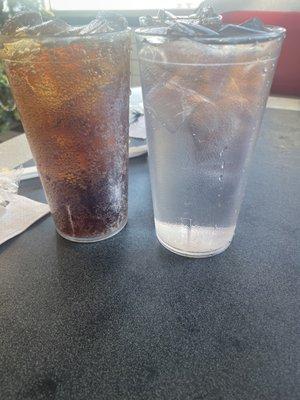 Coke and Water