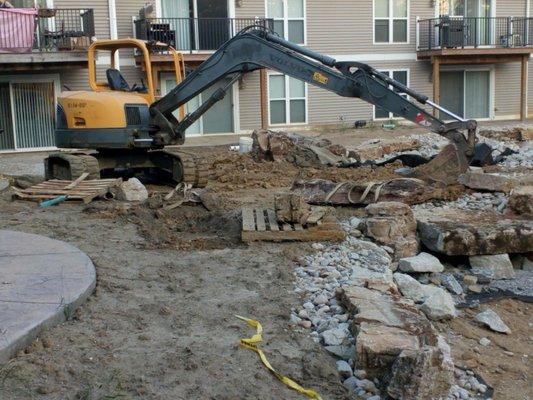 Bulldozer this close to my patio