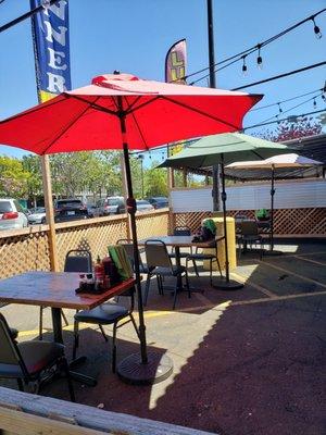 Outdoor seating available!